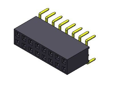 2.54mm Doppelreihen-Doppeleintritt Pin Female Header Connector 2*2 PIN To 2*40PIN