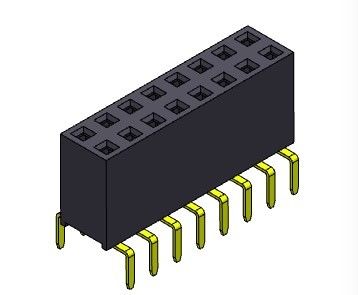 2.54mm Doppelreihen-Doppeleintritt Pin Female Header Connector 2*2 PIN To 2*40PIN
