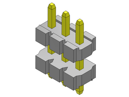 Einzelner Reihen-Stapel Pin Header Connectors 3.96mm gerader TYP 1 *1 PIN To 1*24PIN