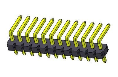 Einzelne Reihe Pin Header Connectors 3.96mm VORMONTIERTER TYP 1 *2 PIN To 1*24PIN H=3.18MM