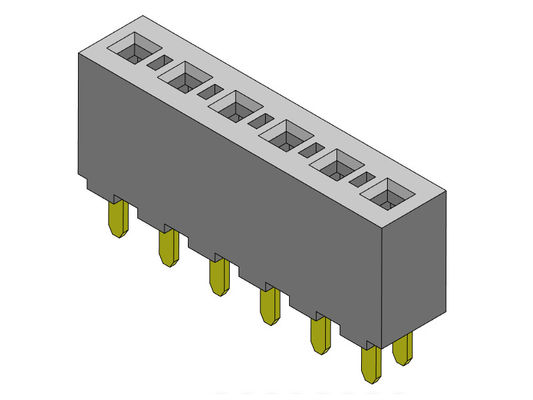 Weiblicher Reihe BAD-TYP 1 *2 PIN To 1*24PIN H=8.89mm des Titel-Verbindungsstück-3.96mm einzelner