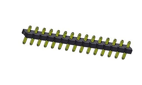 Reihen-Bad TYP 1 *2 PIN To 1*20PIN H=2.54MM Pin Header Connectors 5.08mm einzelner