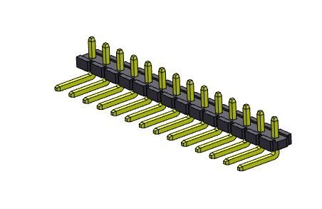 Einzelne Reihe Pin Header Connectors 5.08mm VORMONTIERTER TYP 1 *2 PIN To 1*20PIN H=2.54MM