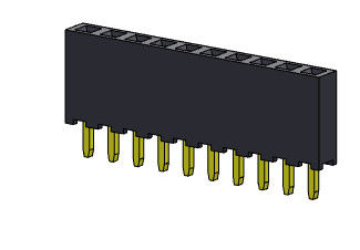 Weiblicher Reihen-Bad TYP 1 *2 PIN To 1*40PIN H=6.35mm des Titel-Verbindungsstück-2.00mm einzelner