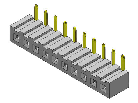 Weibliche einzelne Reihen-VORMONTIERTER Bad TYP 1 *2 PIN To 1*40PIN H=4.30mm des Titel-Verbindungsstück-2.00mm