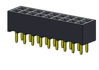 REIHEN-Bad ART 2*2 PIN To 2*40 PIN Header Pcb Connector 2.00mm Doppel
