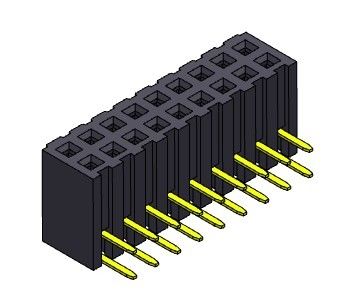 2.00mm weibliche Pin Headers Dip ART - 2 *2 PIN To 2*40PIN H=4.85mm