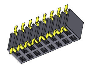 2.00mm Pin Header Connectors Dual Row Seiteneintritt SMT-ART - 2 *2 PIN To 2*25PIN