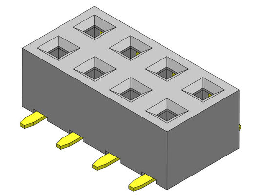 2*2 PIN To 2*40PIN PWB-Titel-Verbindungsstück-Oberflächenberg-weiblicher Titel 2.00mm
