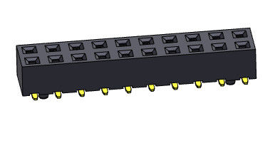 2*2 PIN To 2*40PIN PWB-Titel-Verbindungsstück-Oberflächenberg-weiblicher Titel 2.00mm