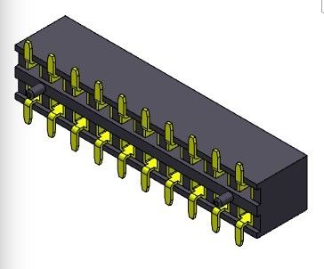 Weibliche reihe SMT-ART des Titel-Verbindungsstück-2.00mm Doppel- 2 *2 PIN To 2*40PIN H=4.00mm