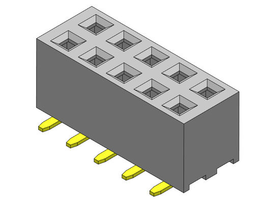 Weibliche reihe SMT-ART des Titel-Verbindungsstück-2.00mm Doppel- 2 *2 PIN To 2*40PIN H=4.00mm