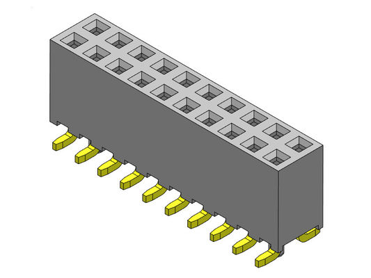 Weibliche reihe SMT-ART des Titel-Verbindungsstück-2.00mm Doppel- 2 *2 PIN To 2*40PIN H=6.35mm