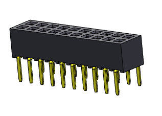 BAD-ART Doppelreihe des Pin Female Header Connector Female-Titel-Sockel-2.00mm