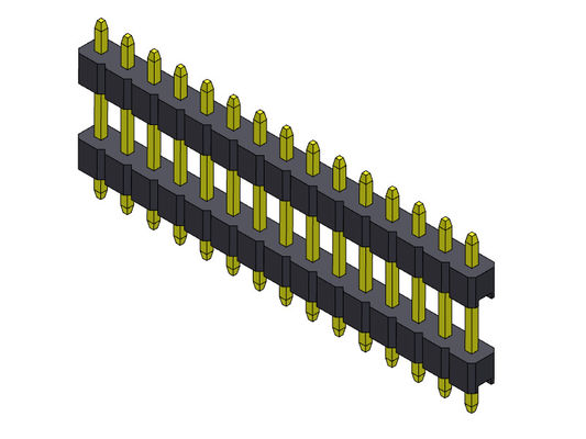 Reihen-Stapel BAD-TYP 1 *2 PIN To 1*40PIN H=2.00MM Pin Header Connectors 2.00mm einzelner