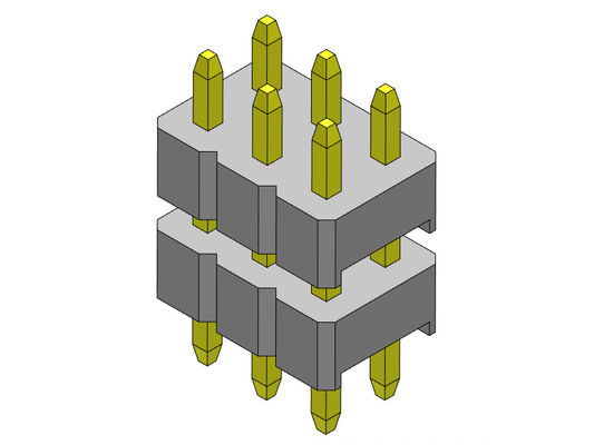 REIHEN-Stapel BAD-ART Pin Header Connectors 2.00mm Doppel- 2 *2 PIN To 2*40PIN