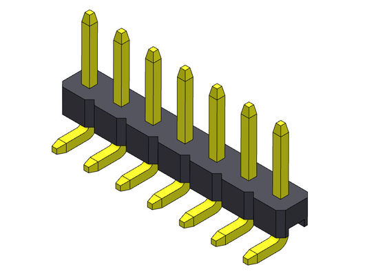 Einzelne Reihe Pin Header Connectors 2.00mm rechtwinkliger TYP 1 *2 PIN To 1*40PIN H=2.00MM