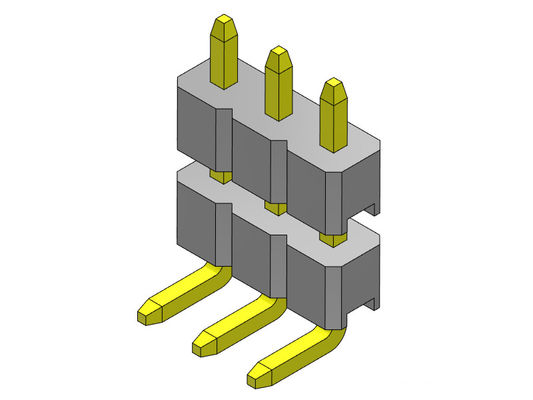 Einzelner Reihen-Stapel Pin Header Connectors 2.00mm VORMONTIERTER TYP 1 *2 PIN To 1*40PIN H=2.00MM