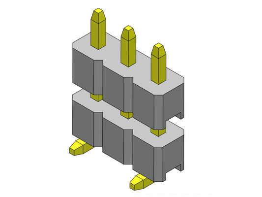 SMT SCHREIBEN PWB-Titel-Verbindungsstück 2.00mm einzelne Reihe Pin Header 1*2 PIN To 1*40PIN