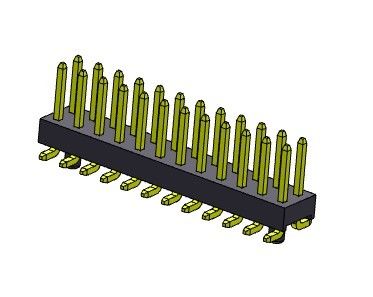 2.00mm Doppel-SMT ART PWB-Titel-Verbindungsstück 1*2 PIN To 1*40PIN