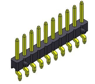 Reihen-Seiten-Eintritt SMT-TYP 1 *2 PIN To 1*40PIN H=2.00MM Pin Header Connectors 2.00mm einzelner