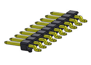 Reihen-Seiten-Eintritt SMT-TYP 1 *2 PIN To 1*40PIN H=2.00MM Pin Header Connectors 2.00mm einzelner