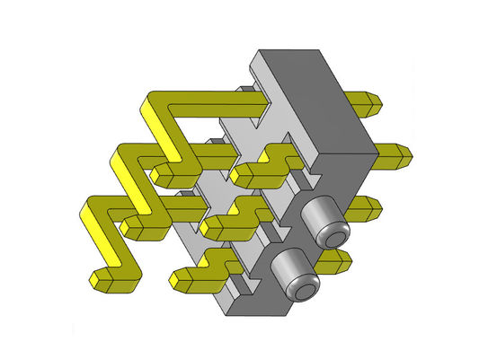 REIHEN-Seiten-Eintritt SMT-ART Pin Header Connectors 2.00mm Doppel- 2 *3 PIN To 2*40PIN H=2.00MM