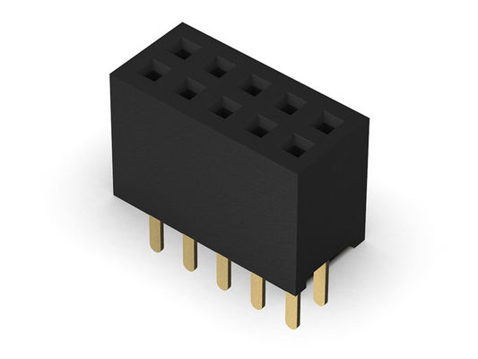 Weibliche Doppelreihen-gerade Art des Titel-Verbindungsstück-1.27mm - 2 *3 PIN To 2*40PIN H=4.40mm