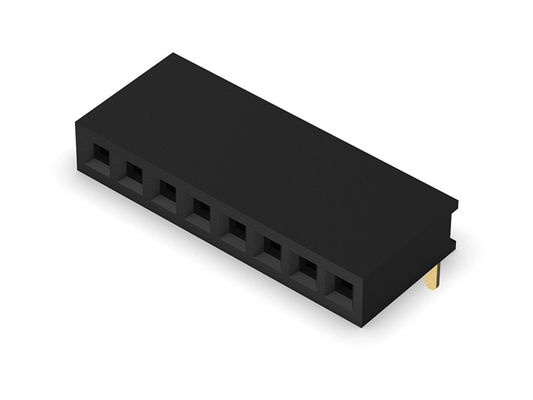 Weibliche einzelne Reihen-VORMONTIERTER Typ 1 *2 PIN To 1*40PIN H=4.30mm des Titel-Verbindungsstück-1.27mm