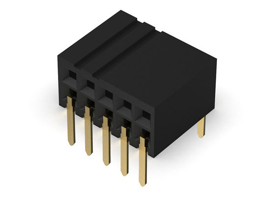 Weibliche reihe Sild-Eintritts-Bad-Art des Titel-Verbindungsstück-1.27mm Doppel- 2 *3 PIN To 2*40PIN H=3.45mm