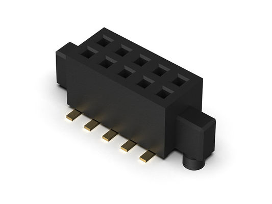 Weibliches Titel-Verbindungsstück 1.27mm verdoppeln Reihe mit Stoß u. verdübeln SMT-Art - 2 *4 PIN To 2*50PIN H=4.40mm