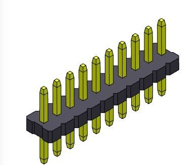 Einzelne Reihen-gerader Typ 1 *2 PIN To 1*50PIN SQ0.40mm Pin Header Connectors 1.27mm Serise