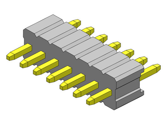 Einzelne Reihen-gerader Typ 1 *2 PIN To 1*50PIN SQ0.40mm Pin Header Connectors 1.27mm Serise