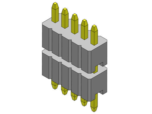 Einzelner Reihen-Stapel-gerader Typ 1 *2 PIN To 1*50PIN SQ0.46mm Pin Header Connectors 1.27mm Serise