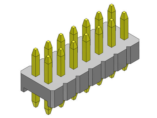 Doppelreihen-gerade Art Pin Header Connectors 1.27mm Serise - 2 *2 PIN To 2*50PIN SQ0.40mm