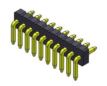 1.27mm Leiterplatte-Titel-Verbindungsstück-einzelne Reihe VORMONTIERTES 1*2 PIN To 1*50PIN