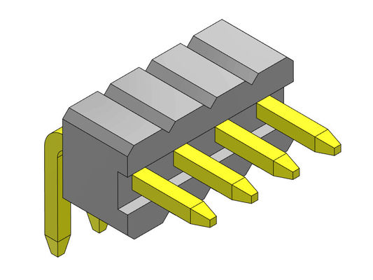 1.27mm Leiterplatte-Titel-Verbindungsstück-einzelne Reihe VORMONTIERTES 1*2 PIN To 1*50PIN