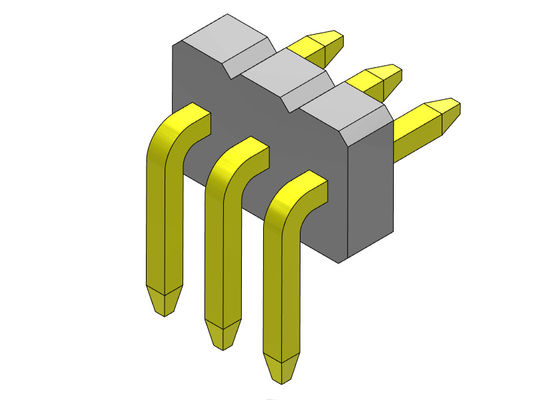 1.27mm Leiterplatte-Titel-Verbindungsstück-einzelne Reihe VORMONTIERTES 1*2 PIN To 1*50PIN