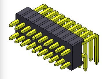 1.27*2.54mm Pin Female Header Connector Dual Reihe VORMONTIERTES 2*2 PIN To 2*50PIN