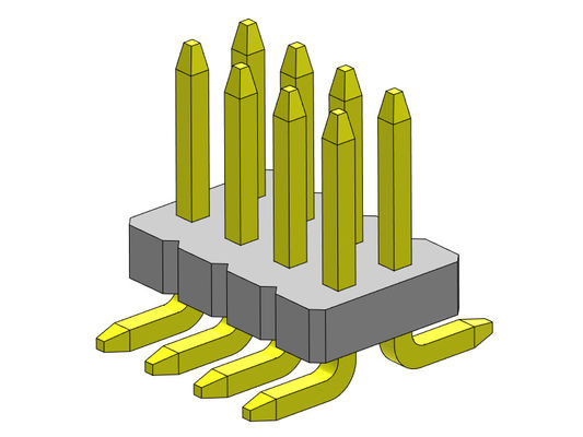 Doppelreihe Pin Female Header Connector 2*3 PIN To 2*50PIN SQ0.40mm