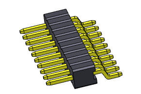 1.27mm Pin Female Header Connector Universal Pin Connector VORMONTIERTES 1*3 PIN To 1*33PIN