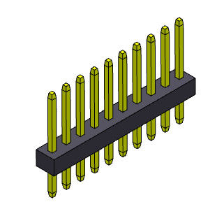 Gerade Art 1*3 PIN To 1*40 PIN Single Row Header Connector 1.00mm