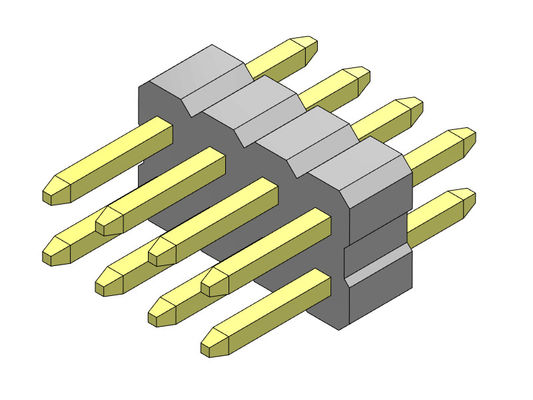 Doppelreihen-gerade Art 2*3 PIN To 2*40 PIN Pin Female Header Connector 1.00mm
