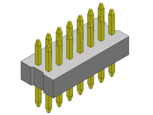 1.00mm Doppelreihen-Verbindungsstück-gerade Art - 2 *3 PIN To 2*40PIN