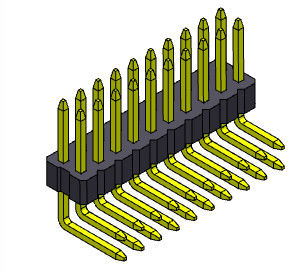 1.00mm VORMONTIERTE Art Doppelreihen-Pin Header Connector Females - 2 *2 PIN To 2*40PIN