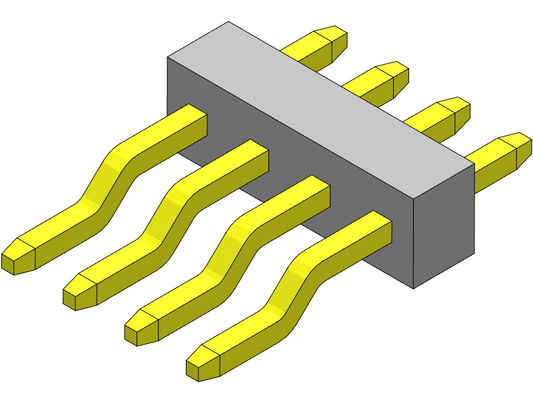 Einzelne Reihe Pin Header Connectors 1.00mm VORMONTIERTER SMT-Typ 1 *2 PIN To 1*40PIN H=1.00mm