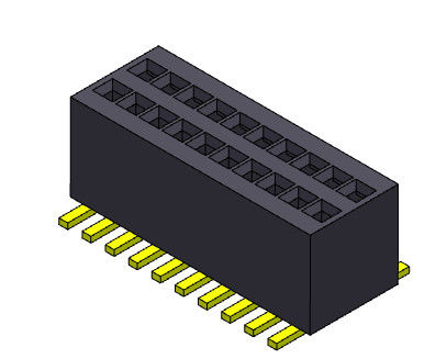 0.80mm Doppelreihe SMT-Frau zu weiblichem Pin Header 2*3 PIN To 2*50PIN