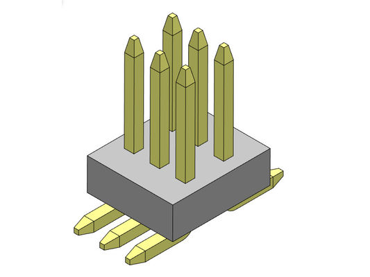 Doppelreihe der Neigungs-0.8*1.2mm 2*3 PIN To 2*50 PIN Pin Female Header Connector 0.8mm
