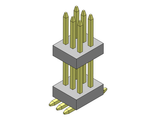 Doppelreihen-Stapel gerades SMT 2*3 PIN To 2*50 PIN Pin Header Connectors 0.80mm