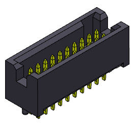 1.27mm Kasten-Titel-Verbindungsstück 1.0AMP für Computer Mainboard